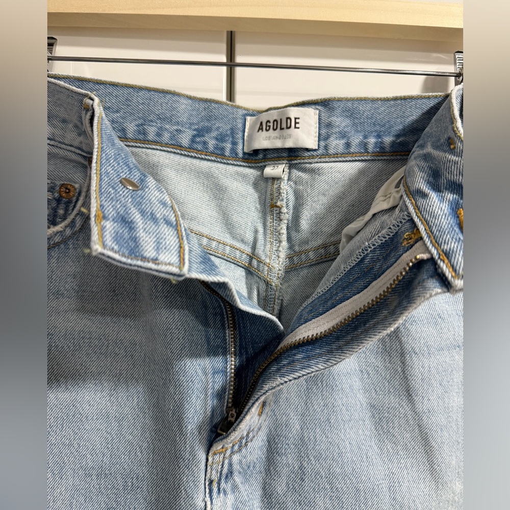 AGOLDE DELLA DENIM SKIRT SIZE 27 in PRACTICE - Picture 8 of 11